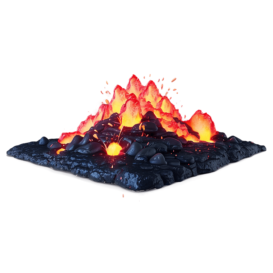 Lava Splash Effect PNG 06282024
