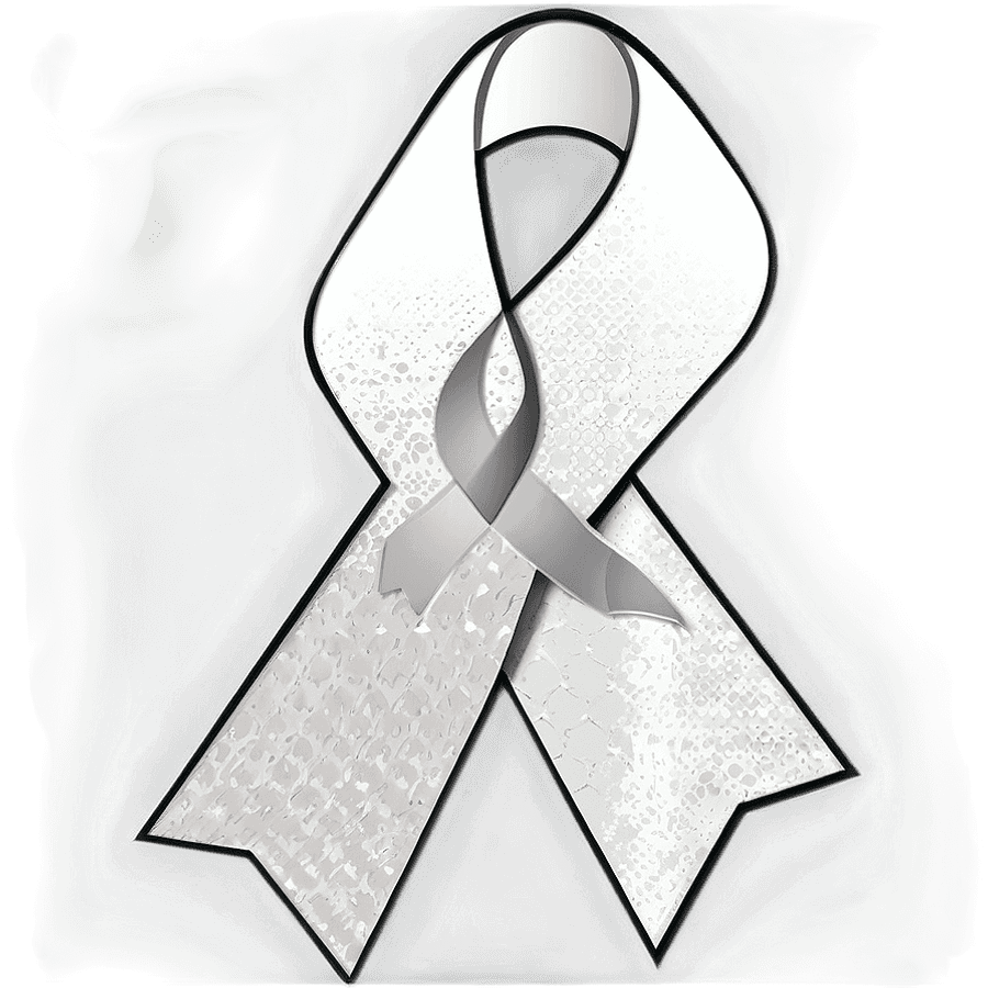 Lung Cancer Ribbon Banner PNG 06292024