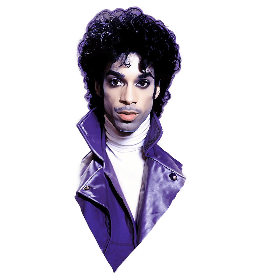 Vintage Prince Purple Rain Artwork PNG bod82