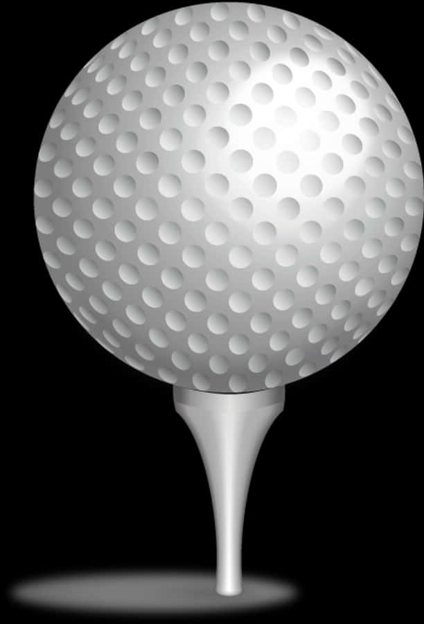 Golf Ball Png - Golf Ball On Tee Transparent, Png Download