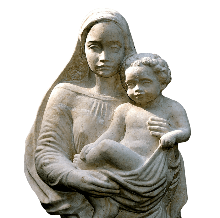 Madonnaand Child Statue