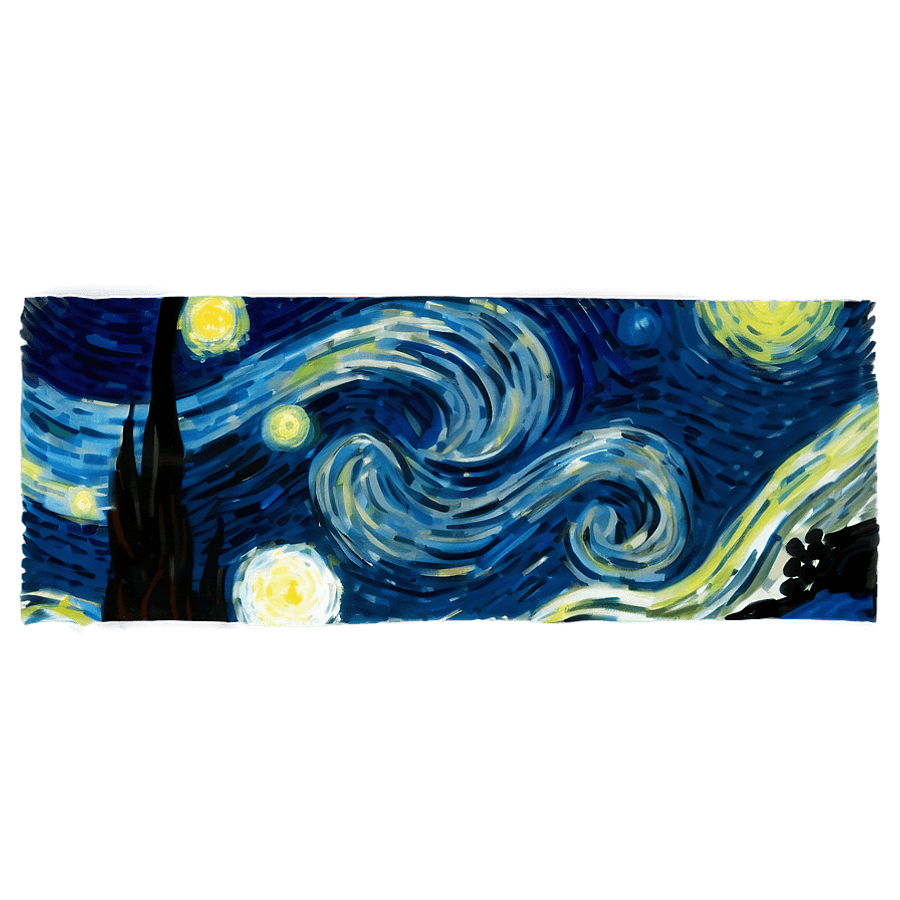 Starry Night Sky PNG 06232024