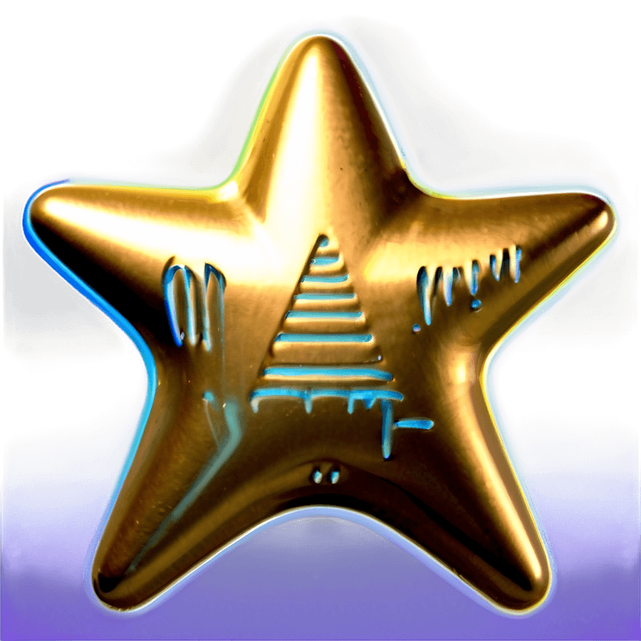 Y2k Star Symbol PNG ood74