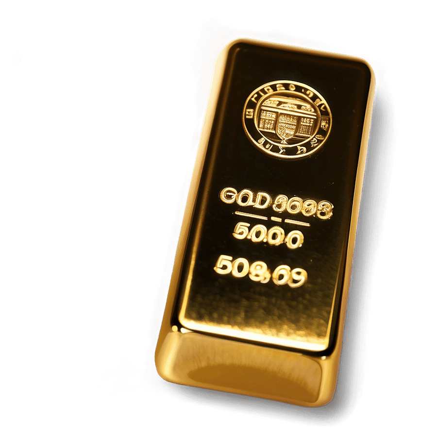 Gold Bar Currency PNG dce4