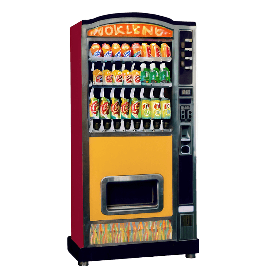 Vintage Vending Machine PNG dni60