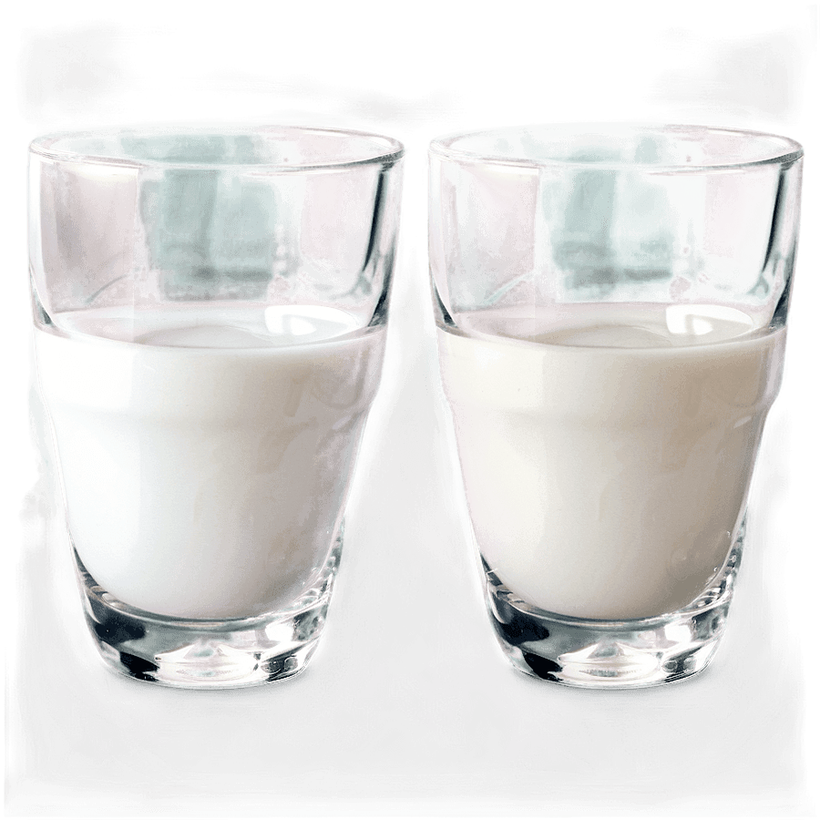 Milk Glass Side View PNG 59