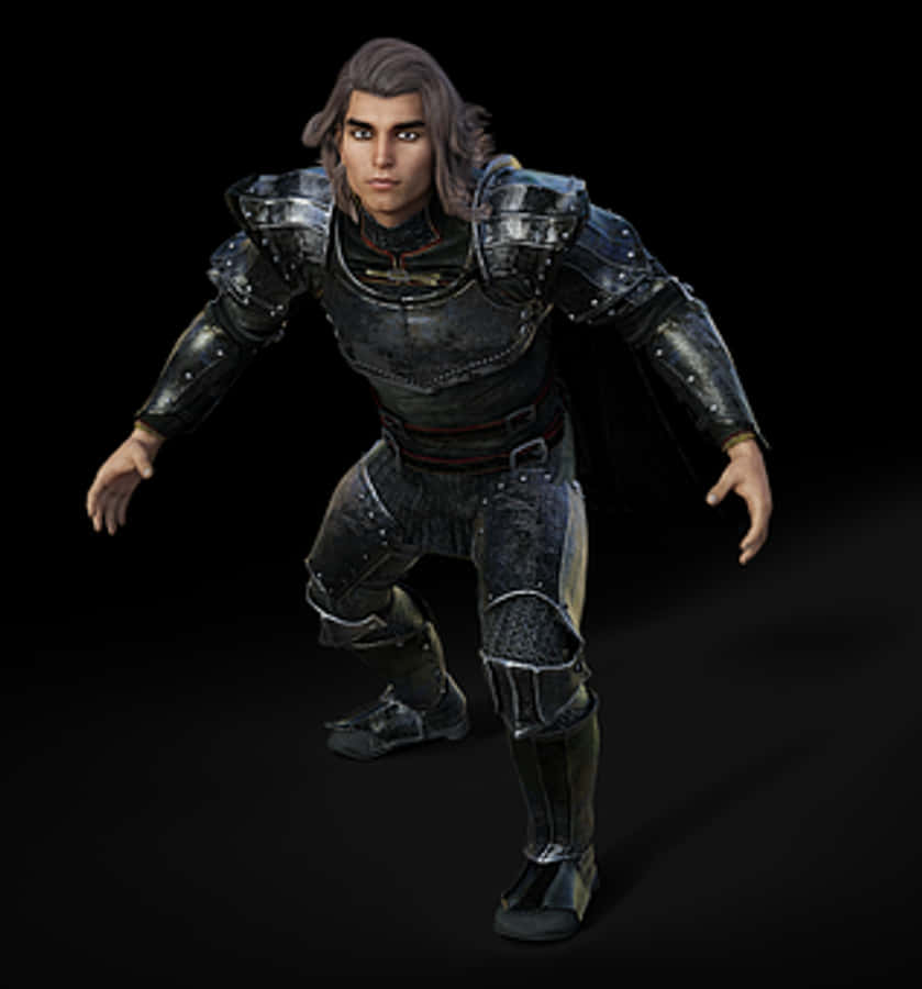 Fantasy Knight Character Pose