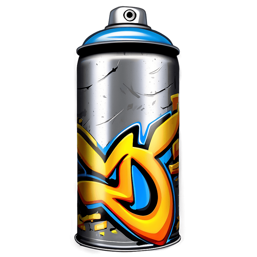 Graffiti Spray Can PNG ink