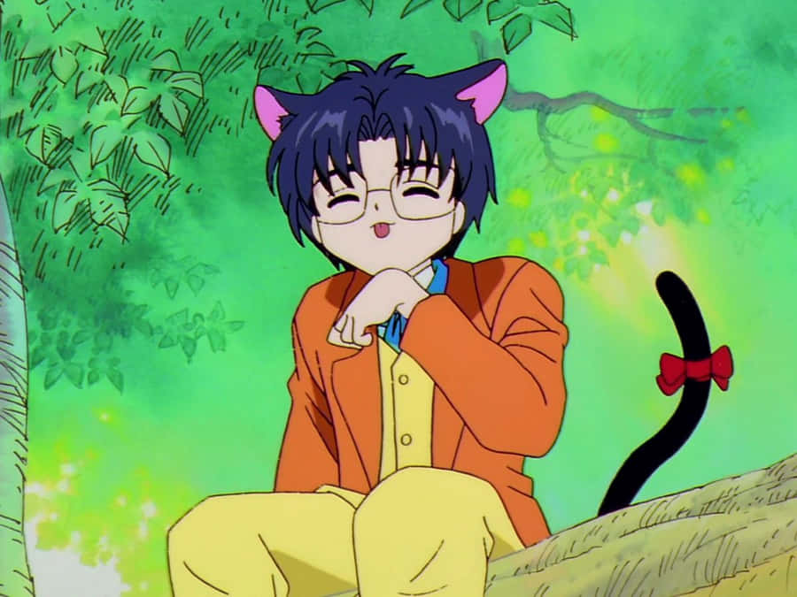 Eriol con Orecchie e Coda da Gatto - Scena Anime