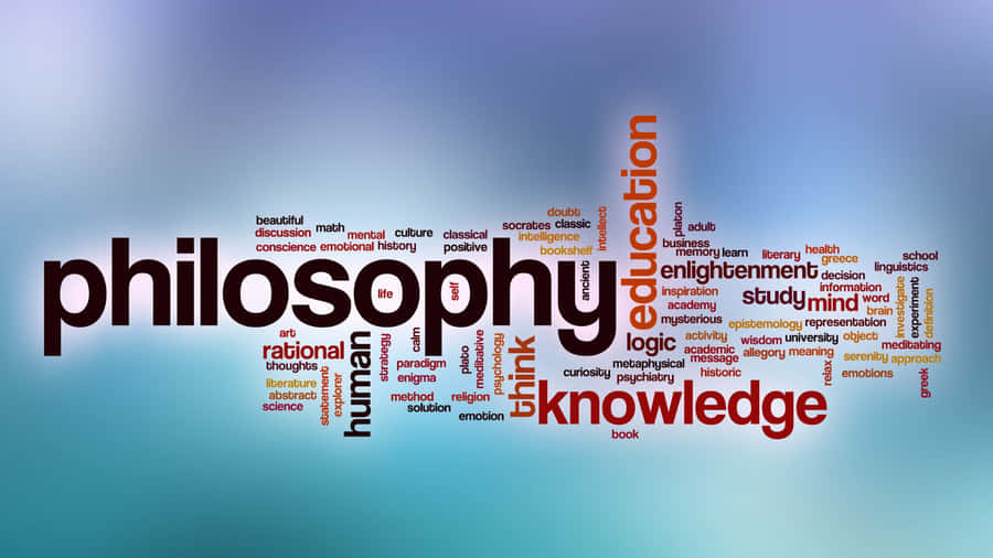 Nuvola di Parole su Filosofia e Conoscenza
