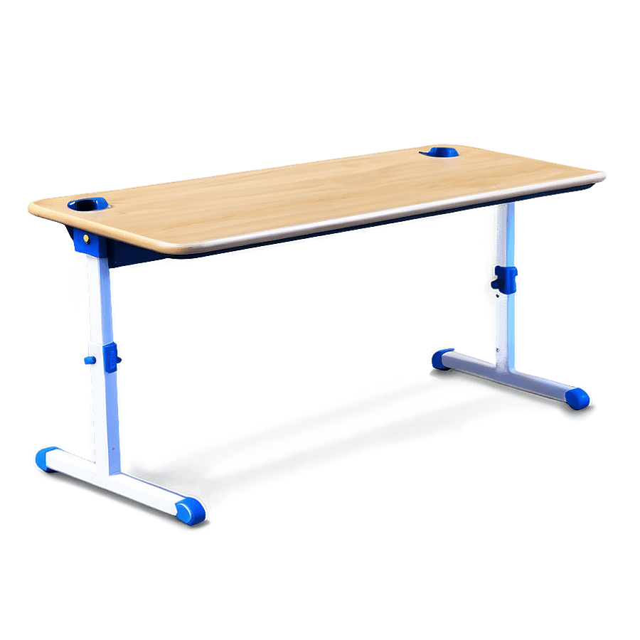 School Desk with Adjustable Height PNG 42