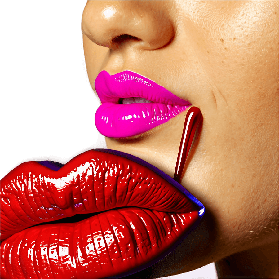 Shiny Kissy Lips PNG mel42