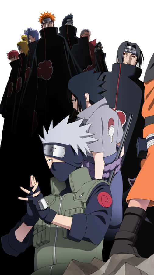 Naruto e Membri di Akatsuki