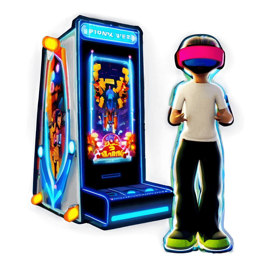 Virtual Reality Arcade Games PNG 06292024
