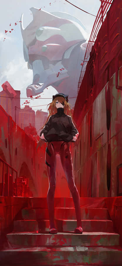 Urban Mecha Standoff Kunstwerk