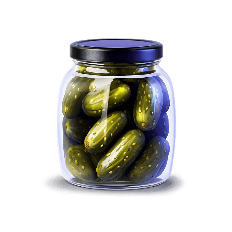 Pickle Jar with Label PNG 06212024