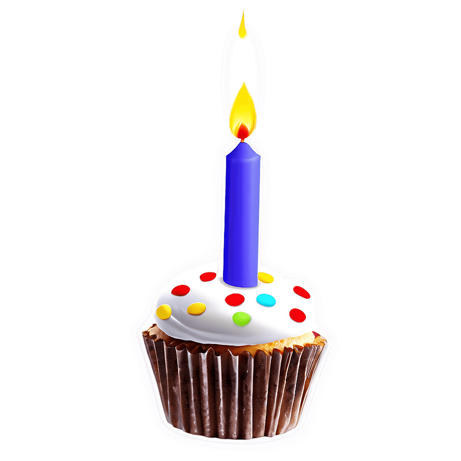 Birthday Number Candle PNG rfp