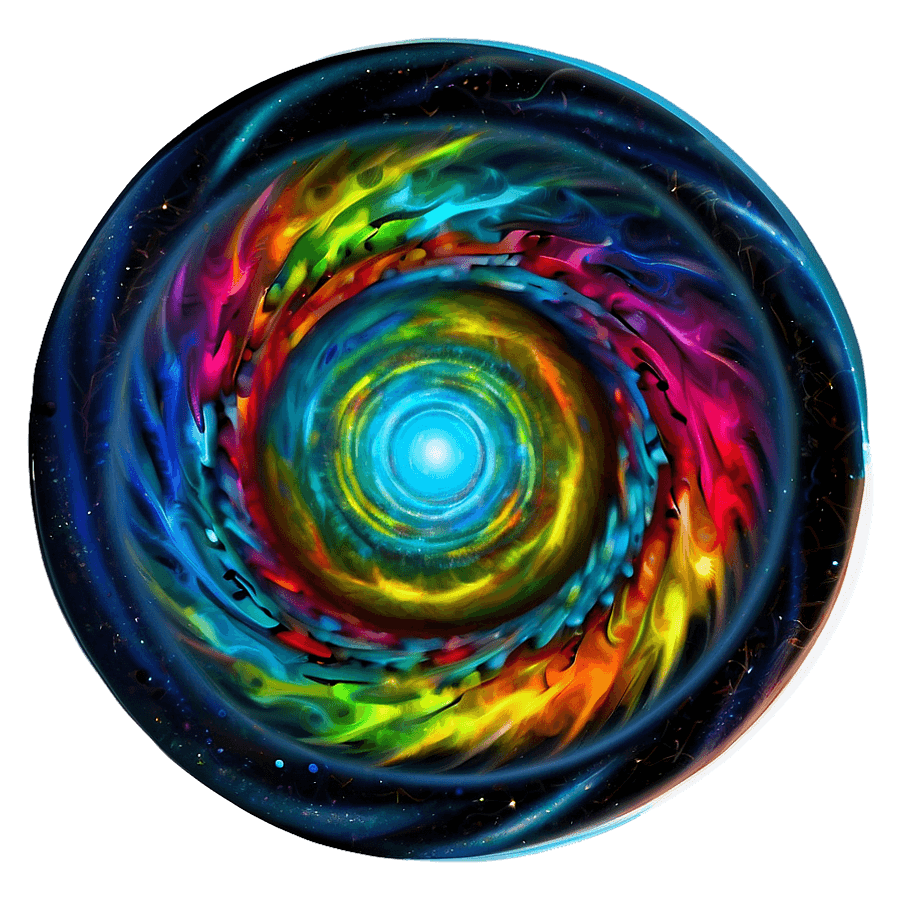 Abstract Art Galaxy Spin PNG 06232024