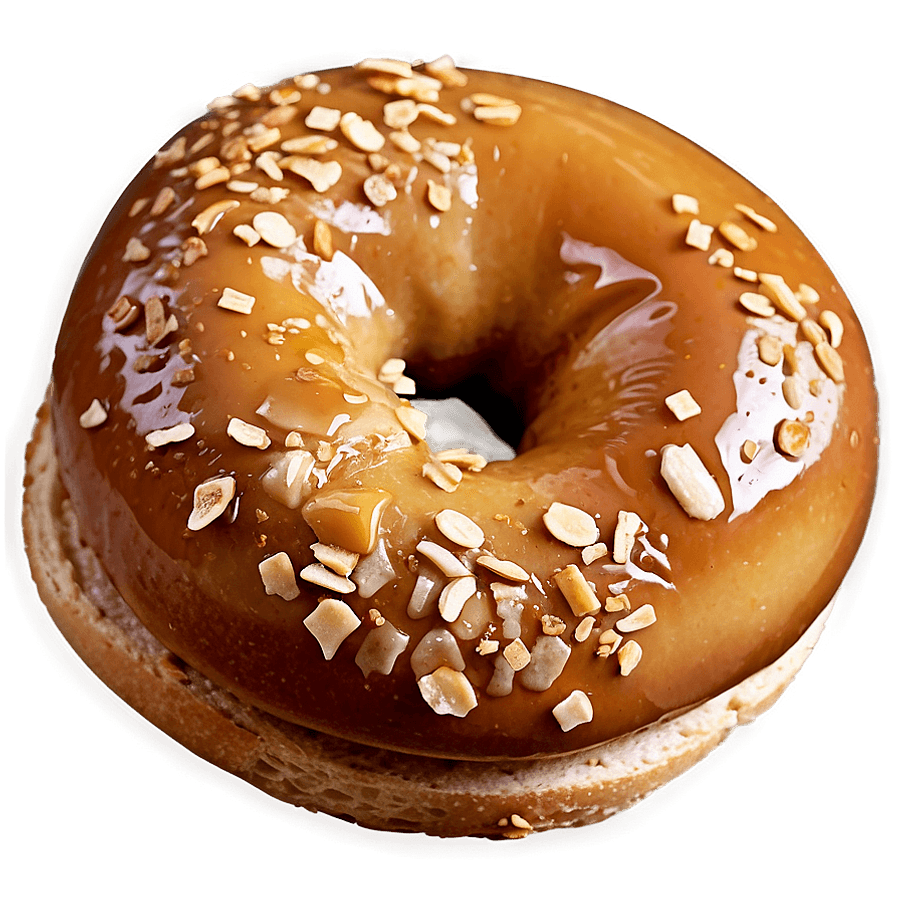 Caramel Apple Bagel PNG 05242024
