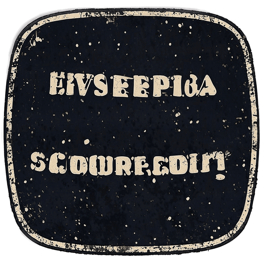 Vintage Rounded Square PNG hmn