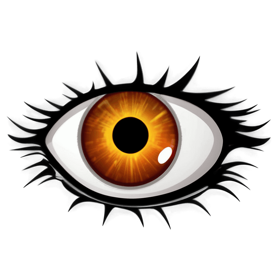 Shiny Cartoon Eyes PNG 05252024