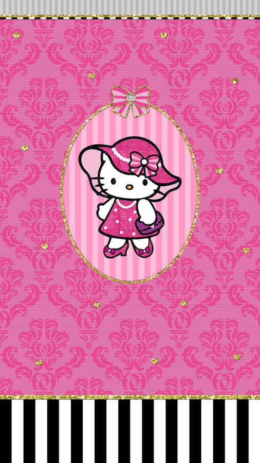 Design Rosa e Preto da Hello Kitty