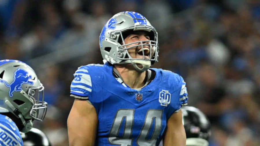Malcolm Rodriguez Detroit Lions Feier