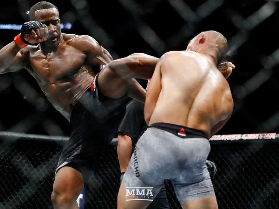 MMA-Kämpfer Geoff Neal mit kraftvollem Schlag