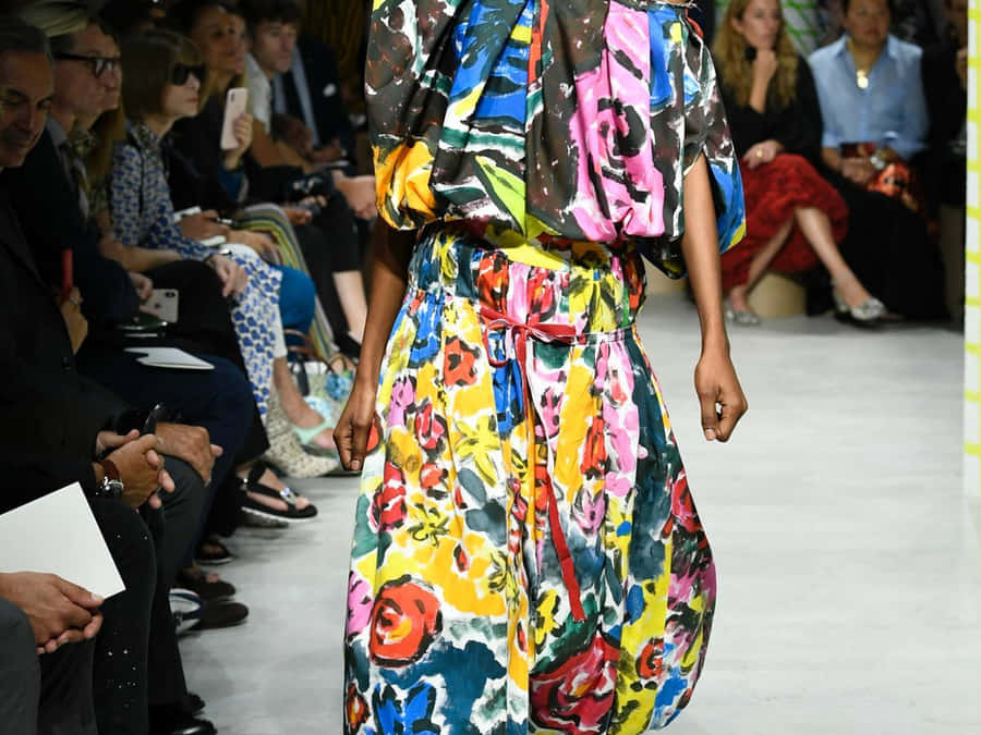 Marni Spring 2020 Floral Dress