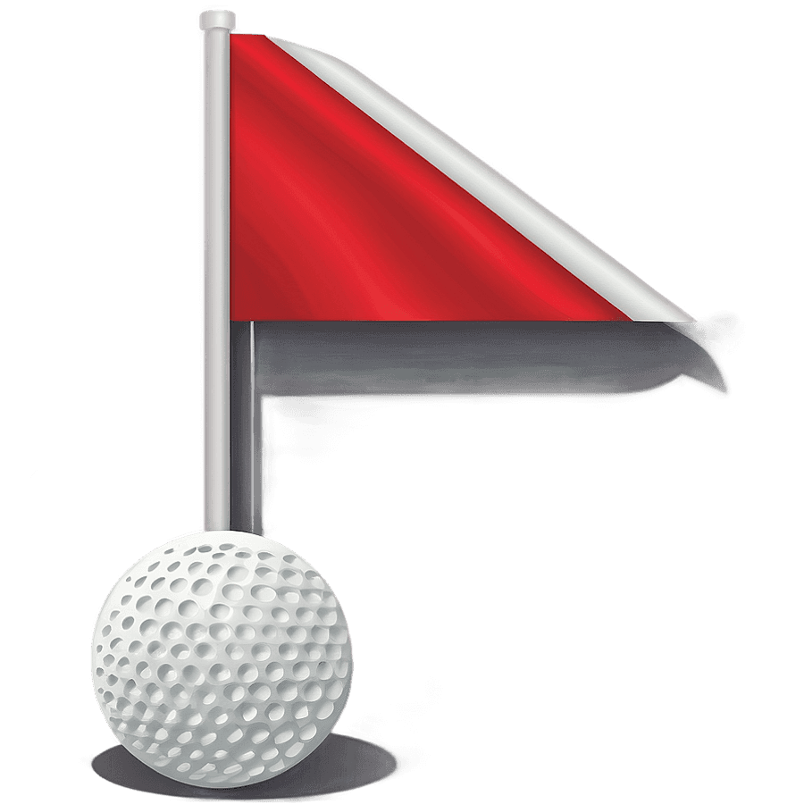 Golf Flag Vector PNG jqc