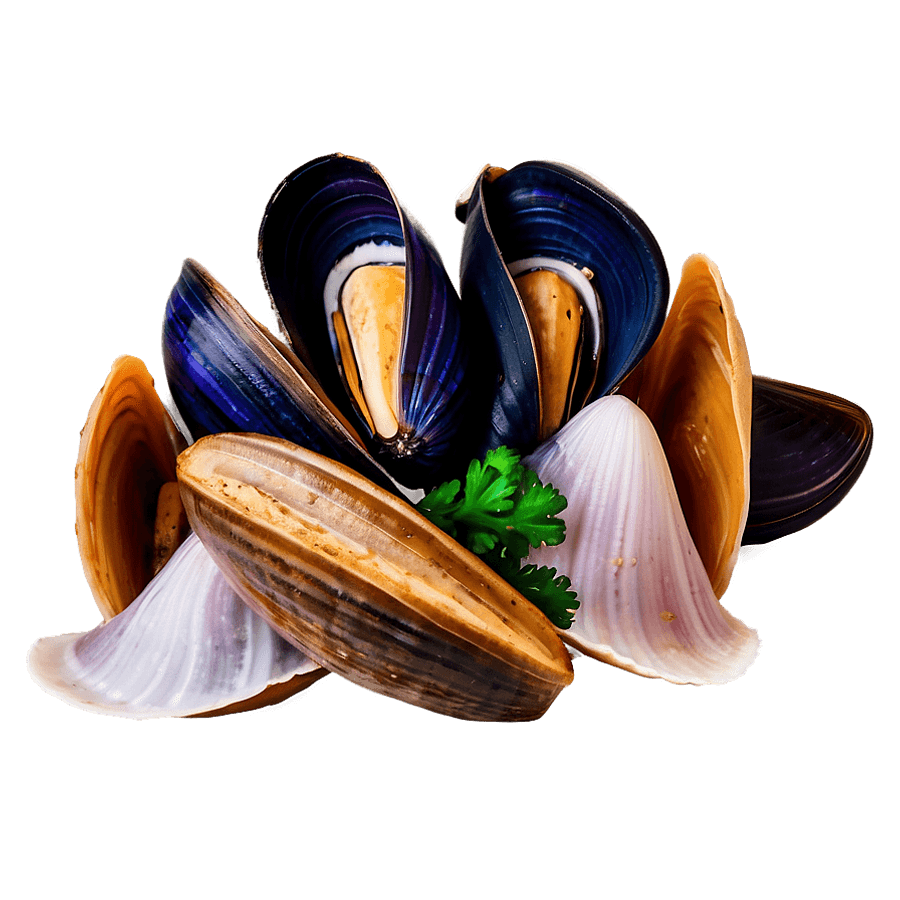 Clams and Mussels Medley PNG mqq58