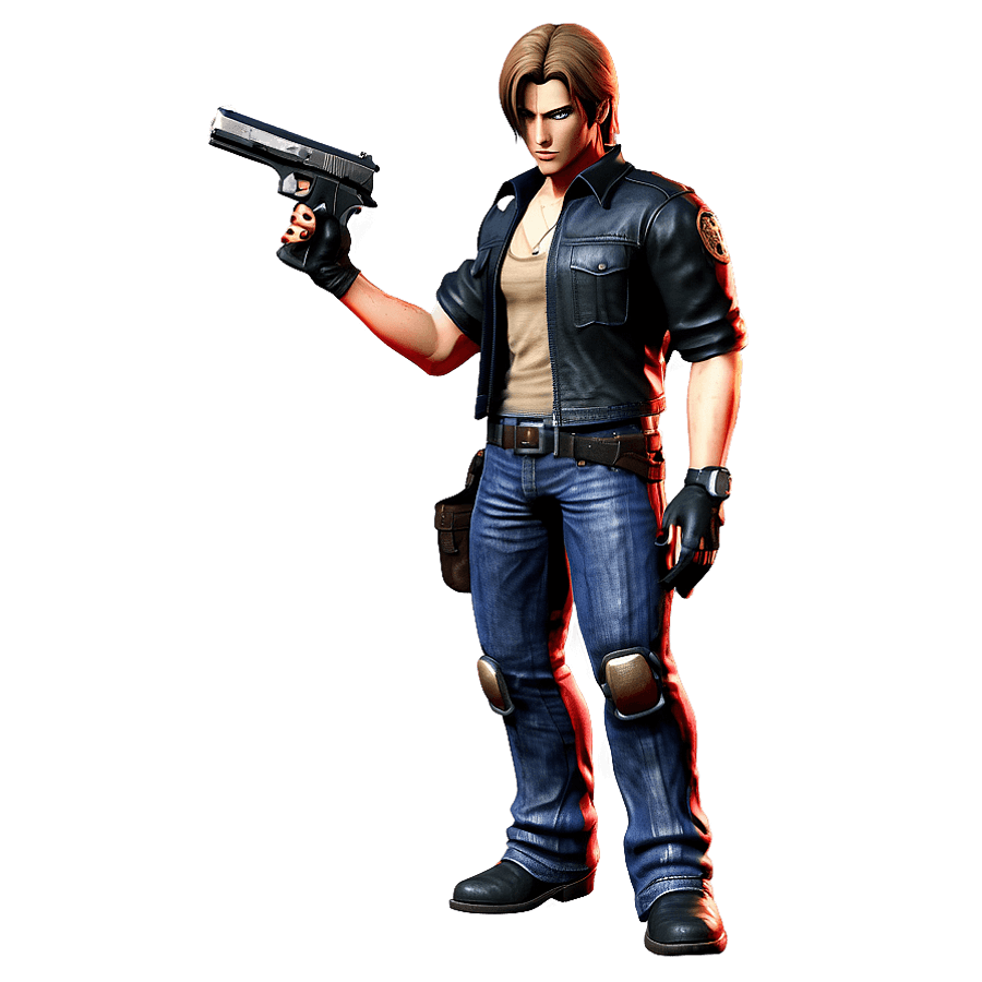 Leon Kennedy Classic Outfit PNG gaq61