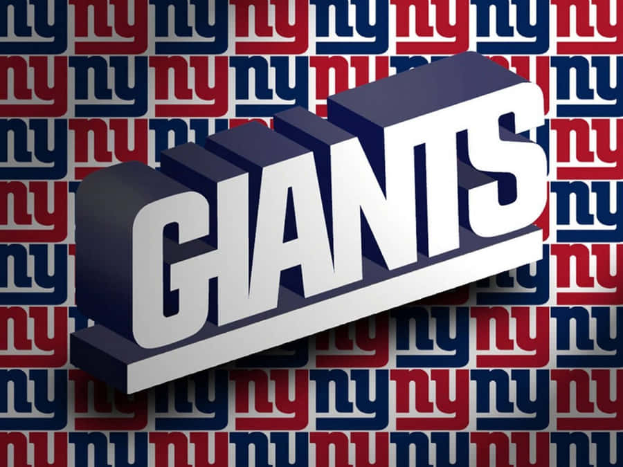 New York Giants 3D Logo Hintergrundbild