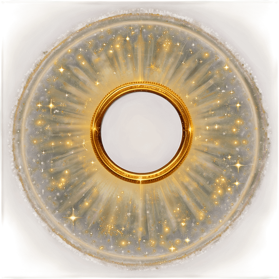 Gold Dust Magic Circle PNG 06242024