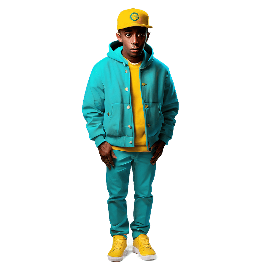 Tyler The Creator Cartoon Character PNG aqw54