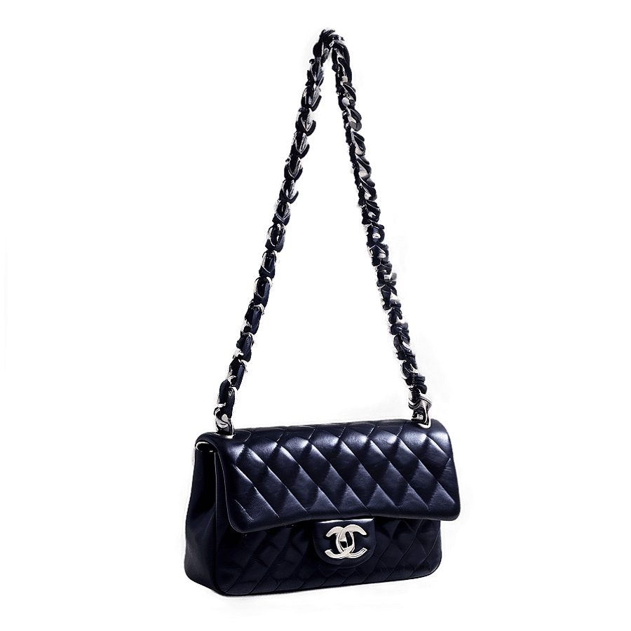 Black Chanel Bag PNG 44