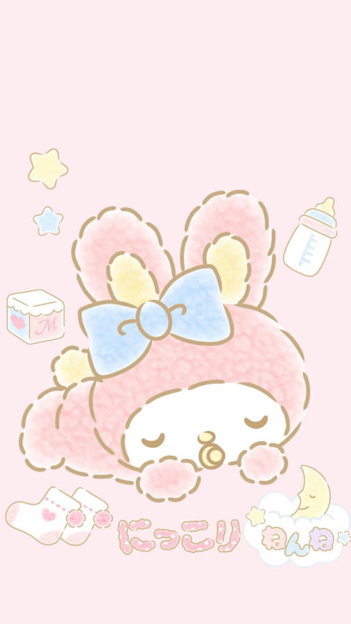 Download Baby My Melody Sanrio Wallpaper | Wallpapers.com