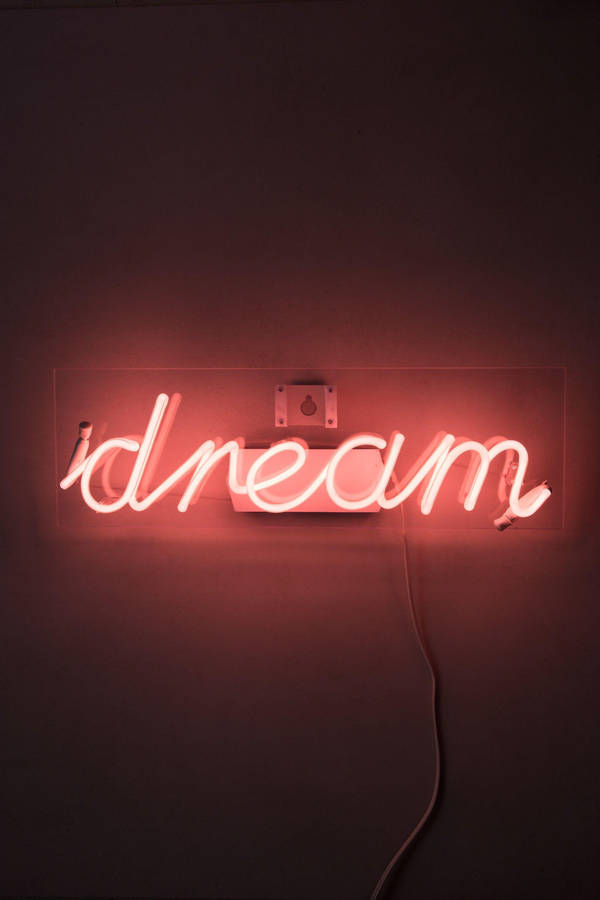 Download Baddie Aesthetic Dream Neon Signage Wallpaper Wallpapers Com