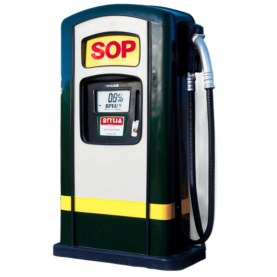 Isolated Gas Pump PNG 34