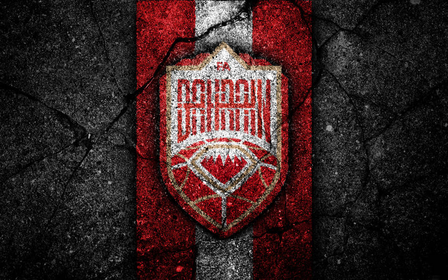 Download Bahrain National Football Team Logo Wallpaper | Wallpapers.com