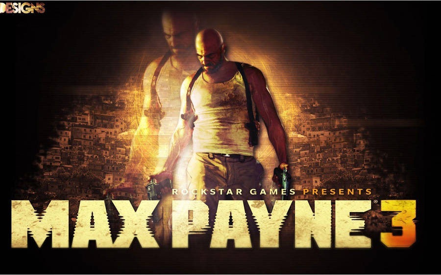 Download Bald Max Payne 3 Poster Wallpaper | Wallpapers.com