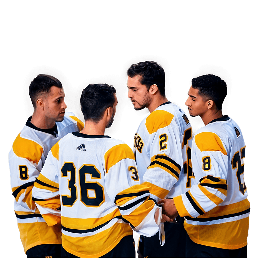 Bruins Team Huddle PNG 64