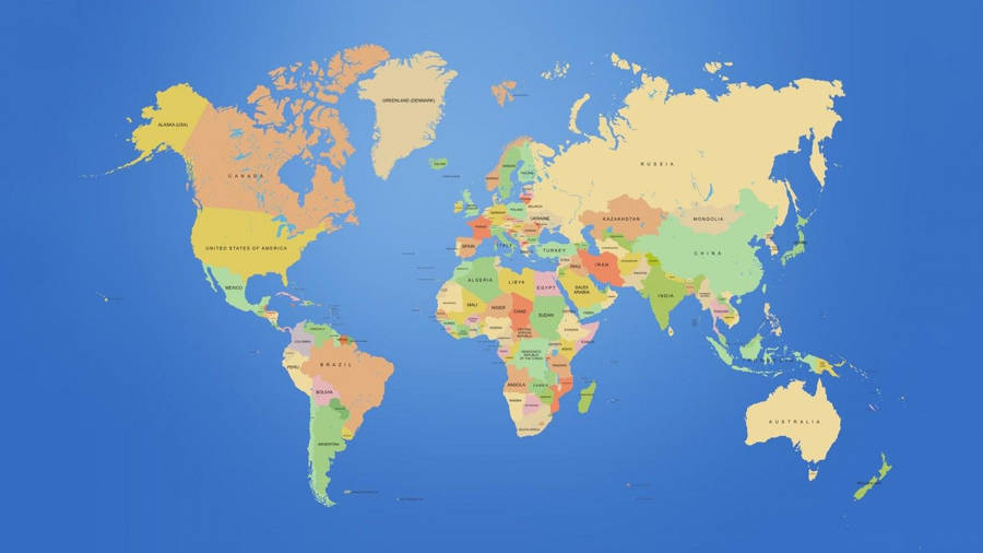 Download Basic World Map Wallpaper Wallpapers Com