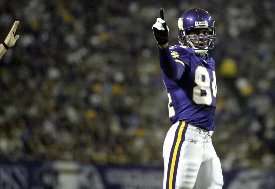 Randy Moss Celebrating Touchdown