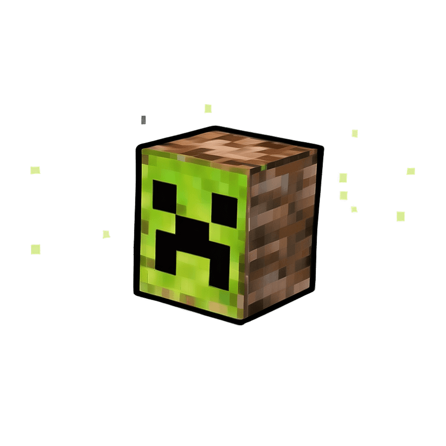 Animated Minecraft Creeper PNG iaw81