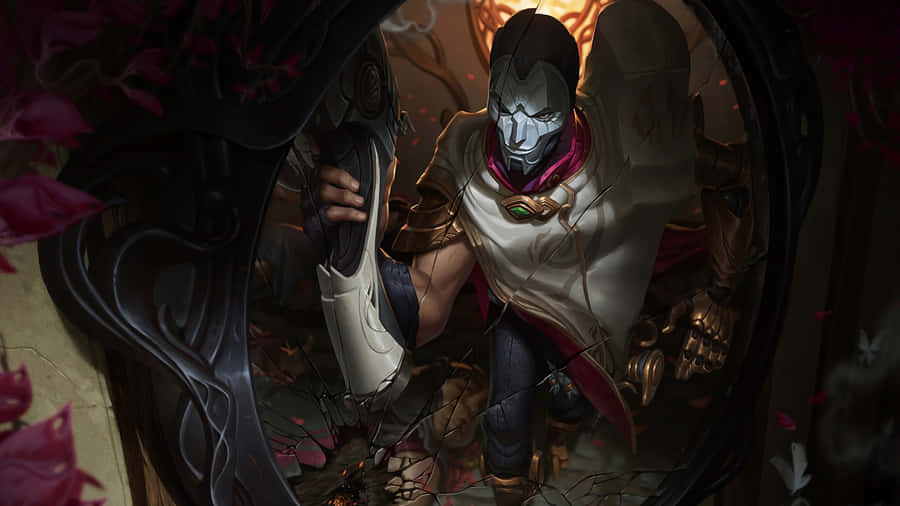 Jhin der Virtuose League of Legends Artwork