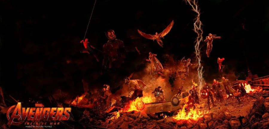Avengers Infinity War background