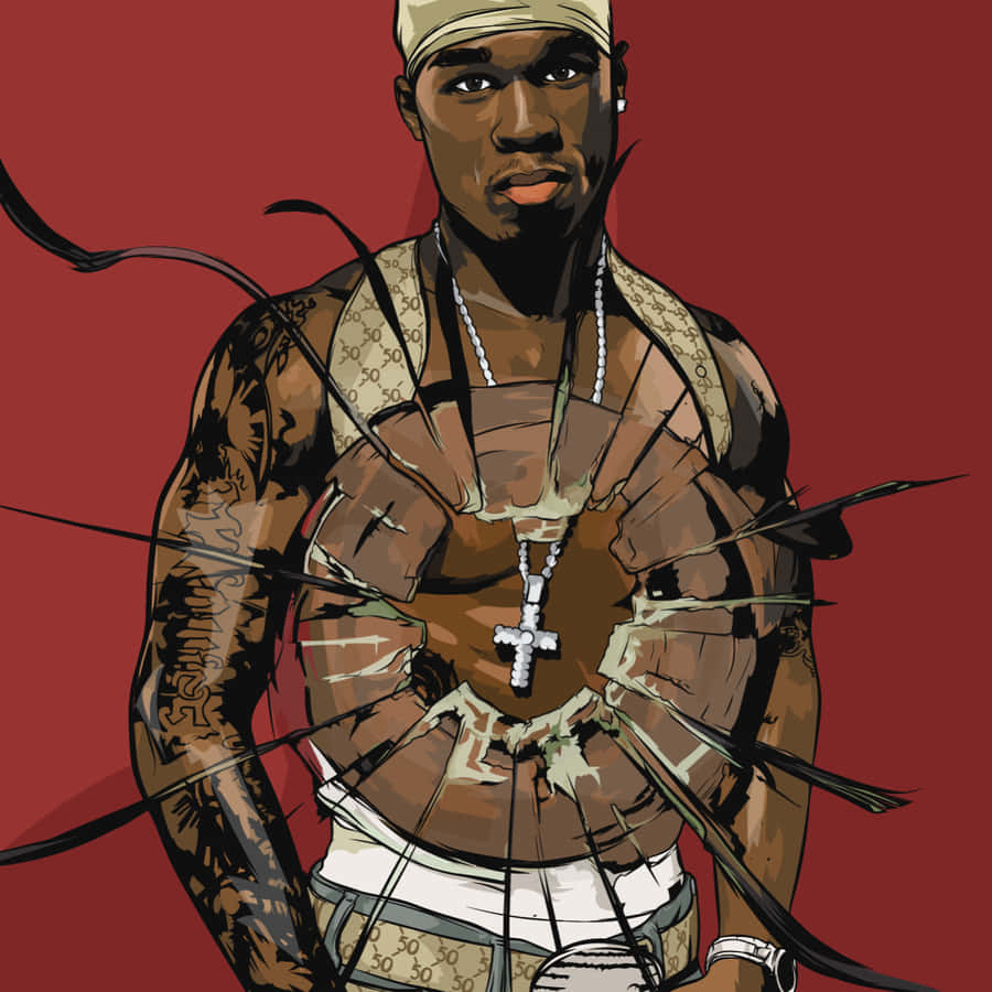 einMann mit einem Tattoo