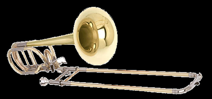 Brass Trombone Isolated