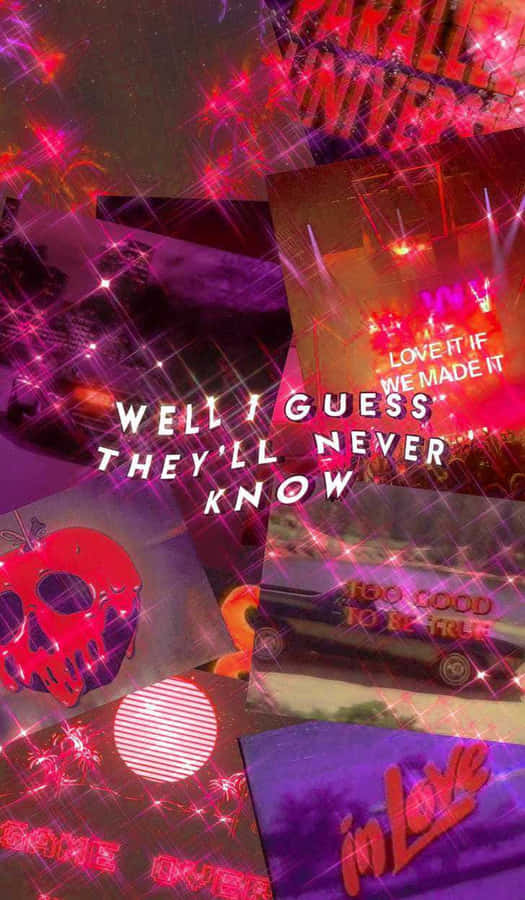 Collage Estetico Baddie Rosa